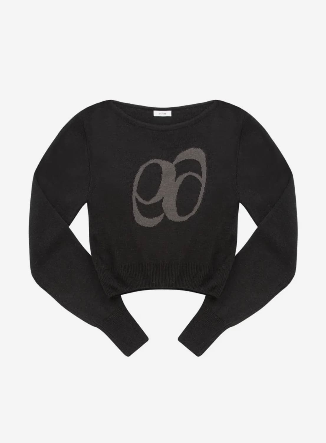애즈온 BOAT NECK KNIT / BLACK (새상품) 상품이미지2