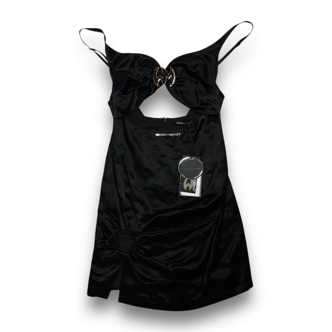 위어드 마켓 락시크 메탈 로고 글로시 드레스 상품이미지4