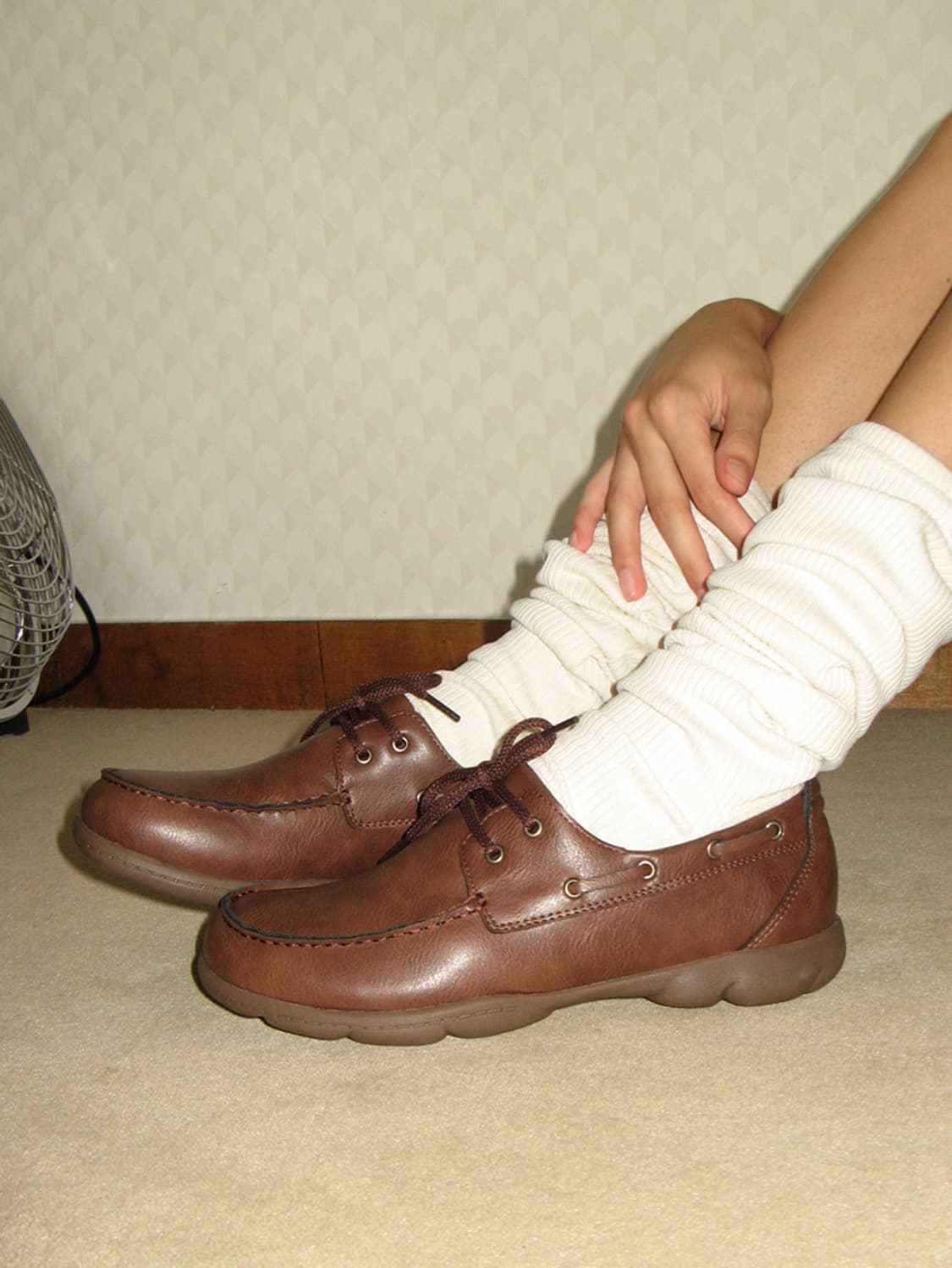 포기무디 Boat 0019. Cloud Rubber Sole Brown 상품이미지1