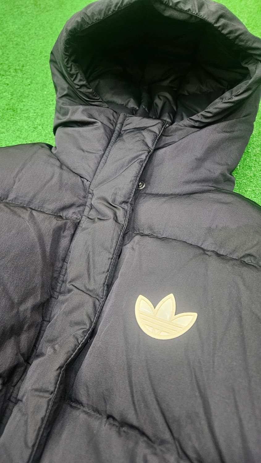 아디다스 여성 블랙후드 덕다운 패딩 블랙 M 상품이미지4