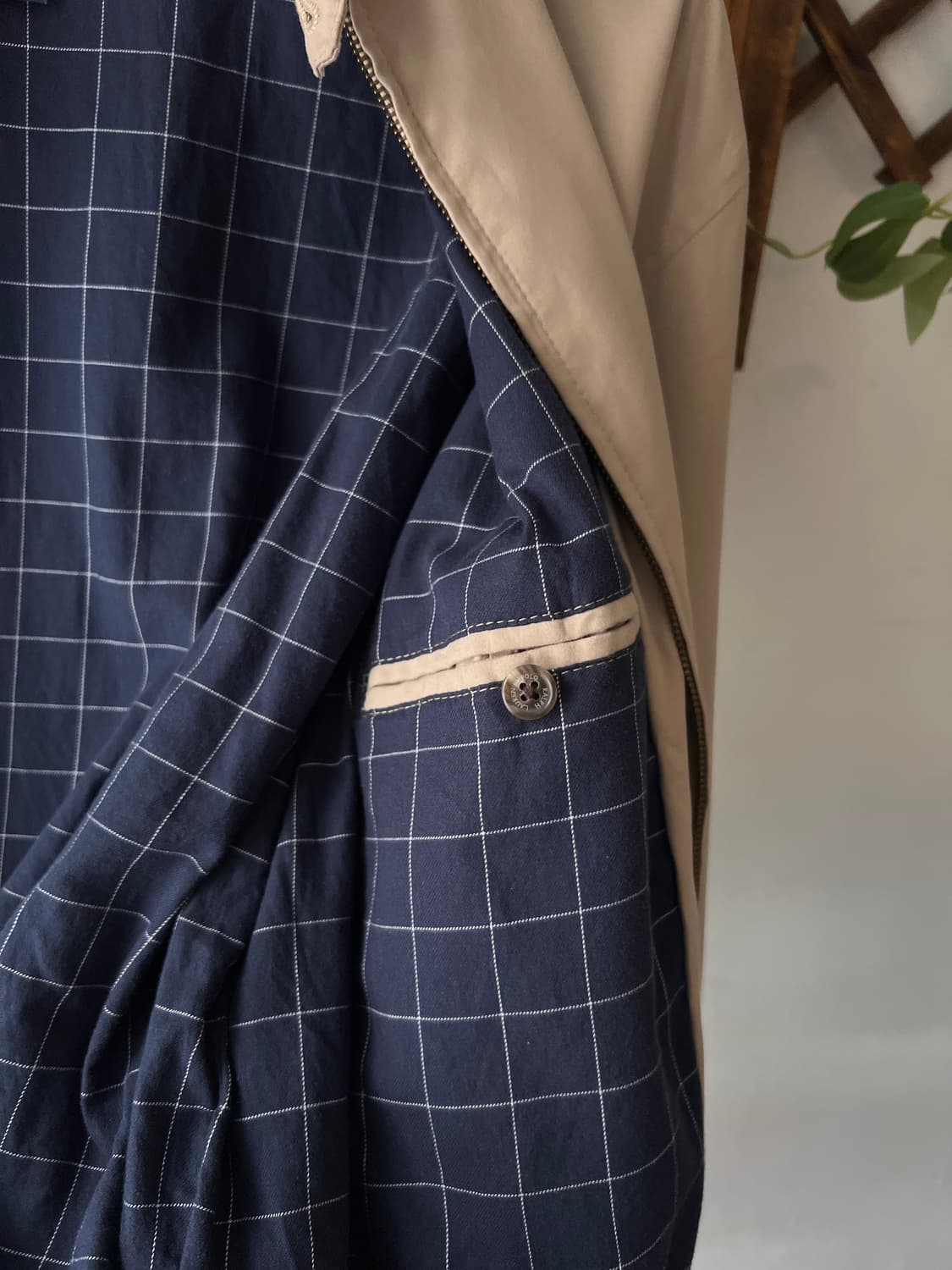 [M]폴로 랄프로렌 체크 라이닝 베이지 드리즐러 자켓 상품이미지6