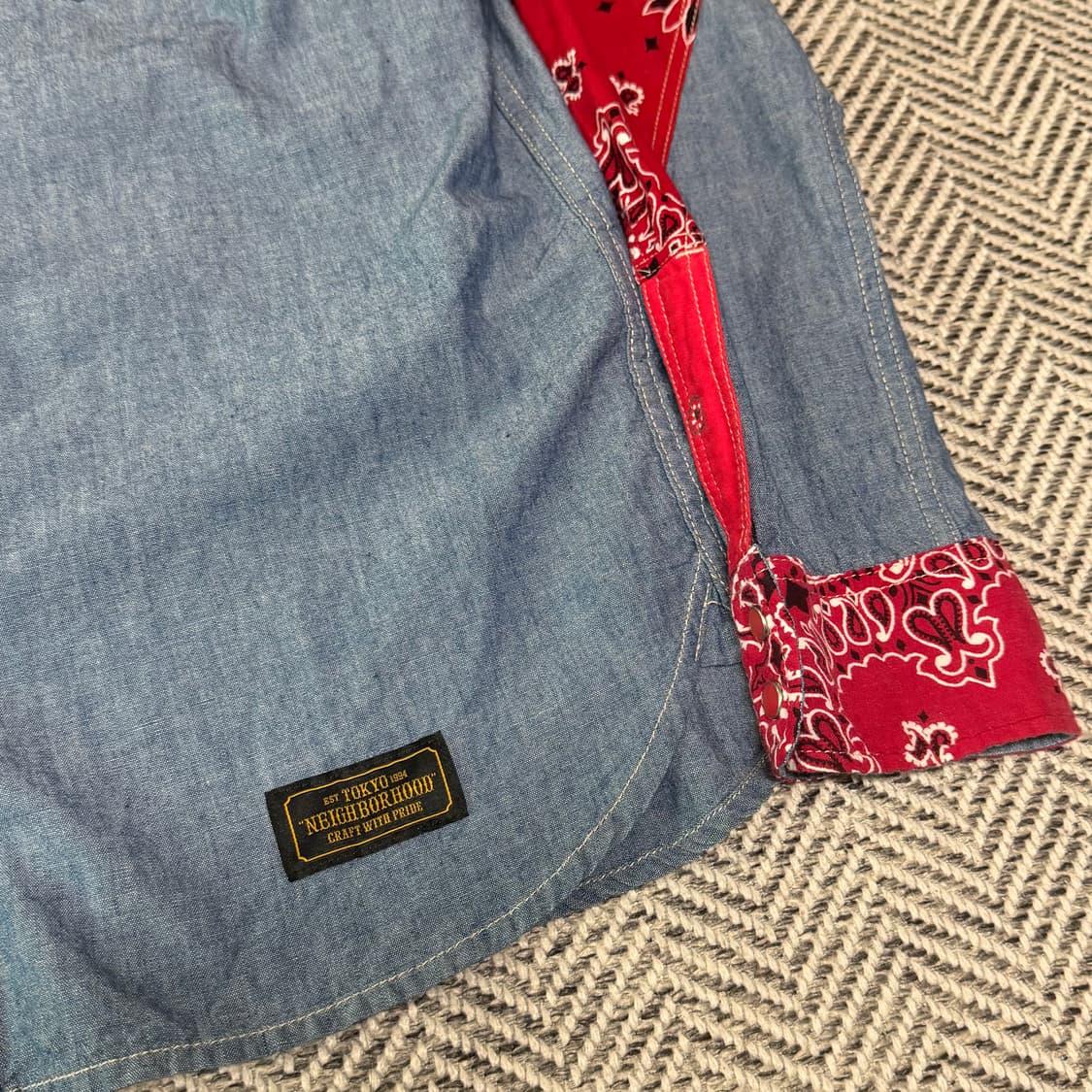 네이버후드 16AW 반다나 웨스턴 셔츠 상품이미지5