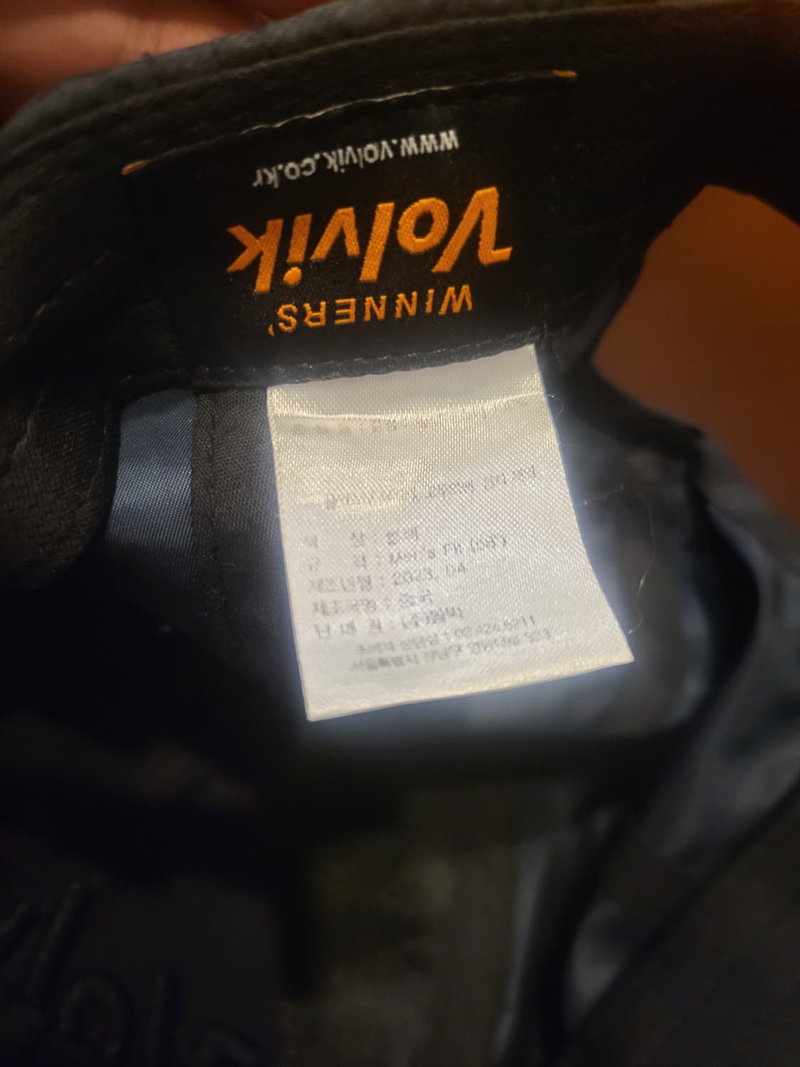 볼빅 블랙 볼캡 모자 상품이미지2