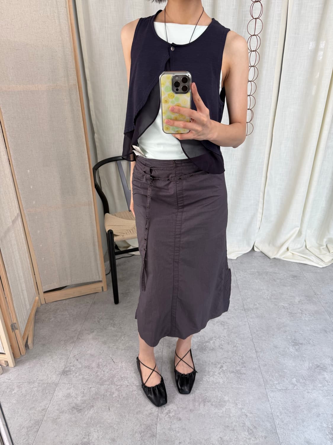 Comme une Femme 레이어드 매쉬 베스트 상품이미지2