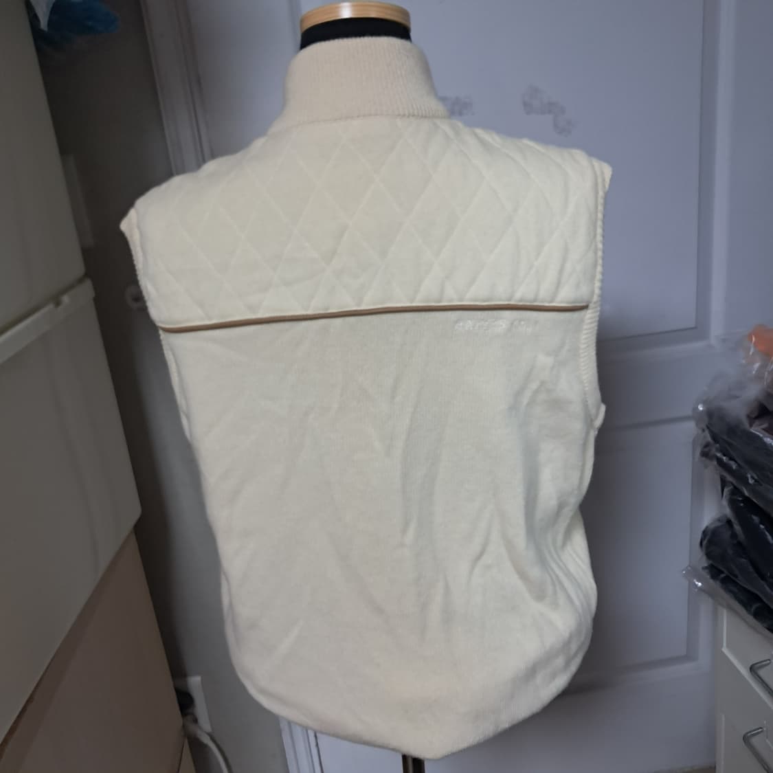 헤지스 골프 남성 방풍니트 모 캐시미어 베스트 조끼 100 상품이미지3