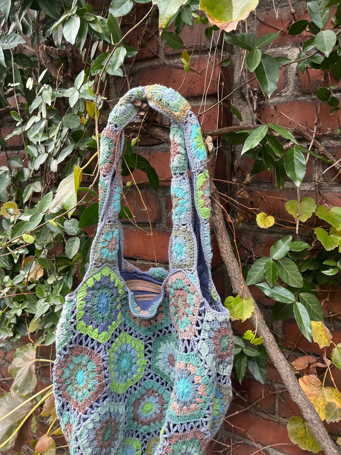 일본 히피무드 크로셰 핸드백 상품이미지3