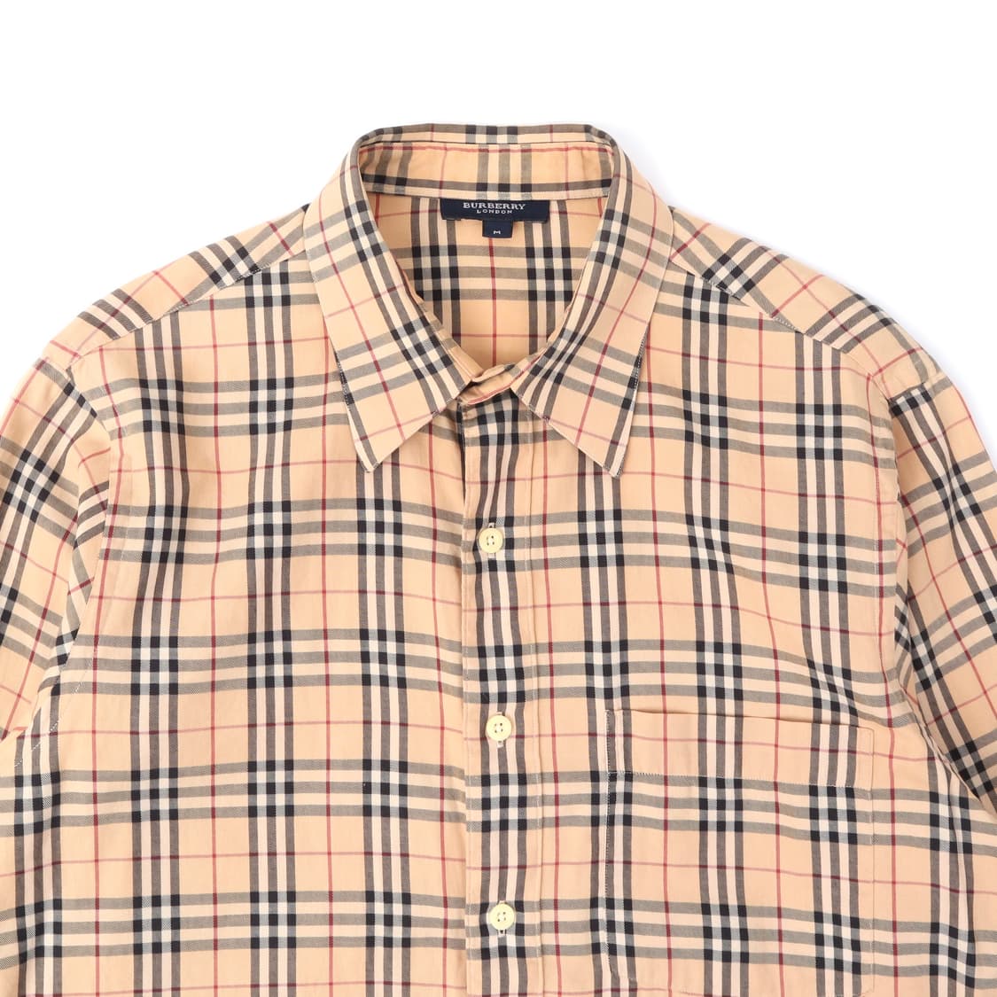 버버리 런던 노바체크 베이지 포켓 셔츠 상품이미지2