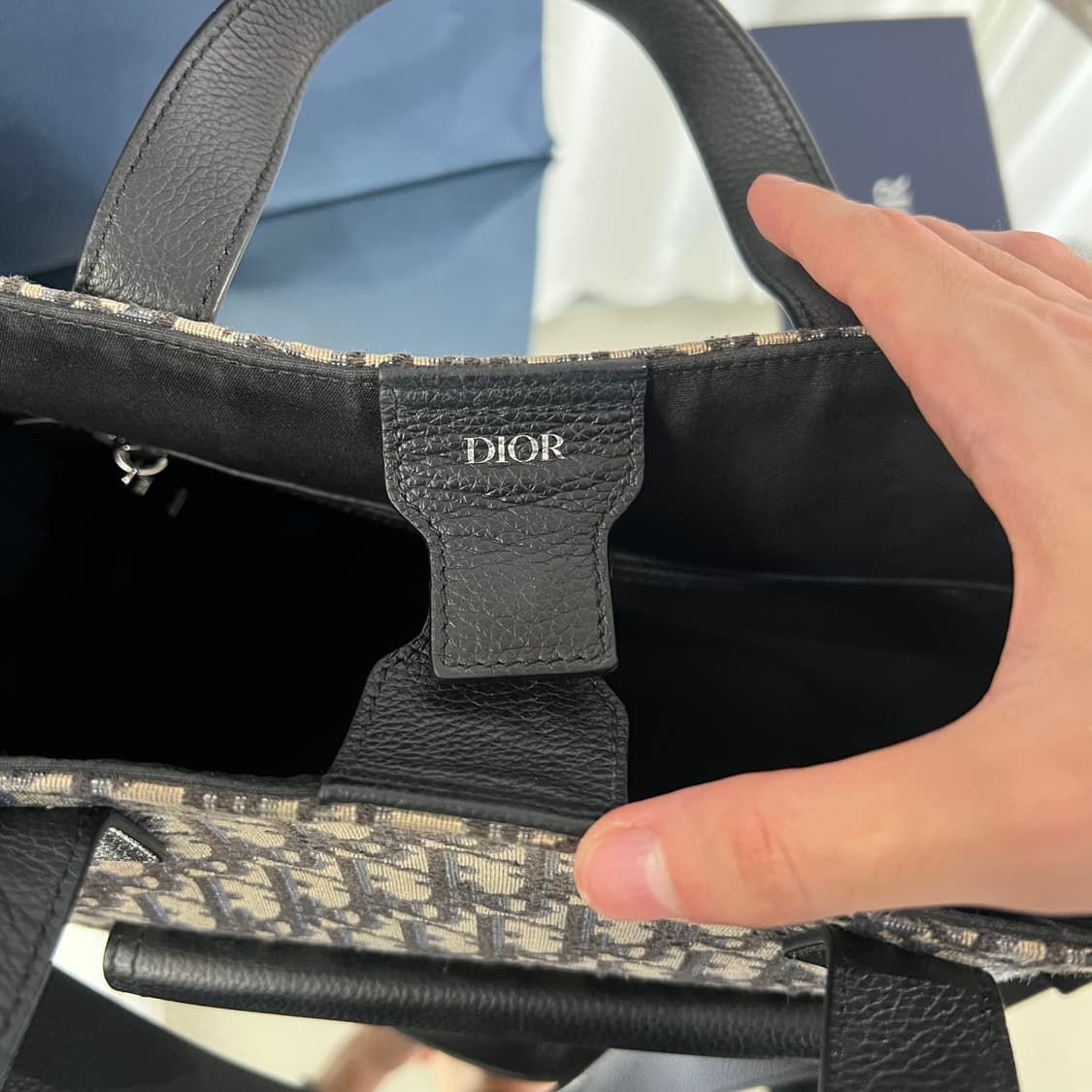 디올 오블리크 새들 토트백  상품이미지5