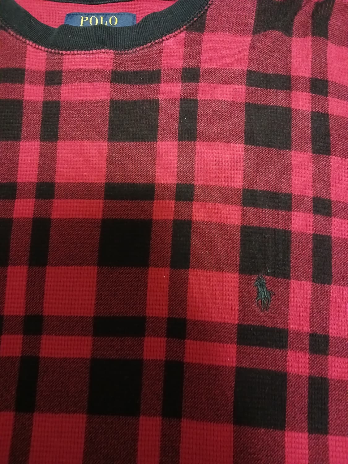 랄프 로렌 폴로 레드 체크 셔츠 상품이미지2