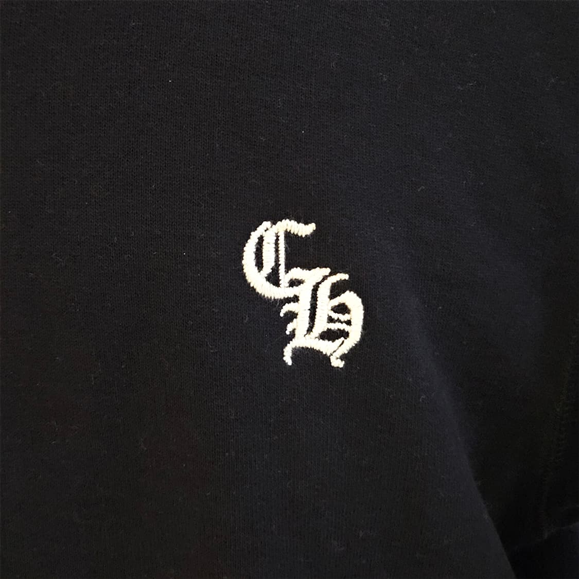 [M] 크롬하츠 자수 로고 하프집업 블랙 8N1NY3S2 상품이미지4