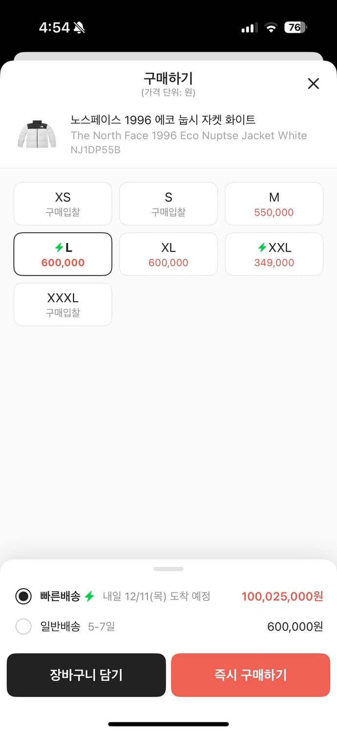 노스페이스 1996 에코 눕시 자켓 화이트 상품이미지9