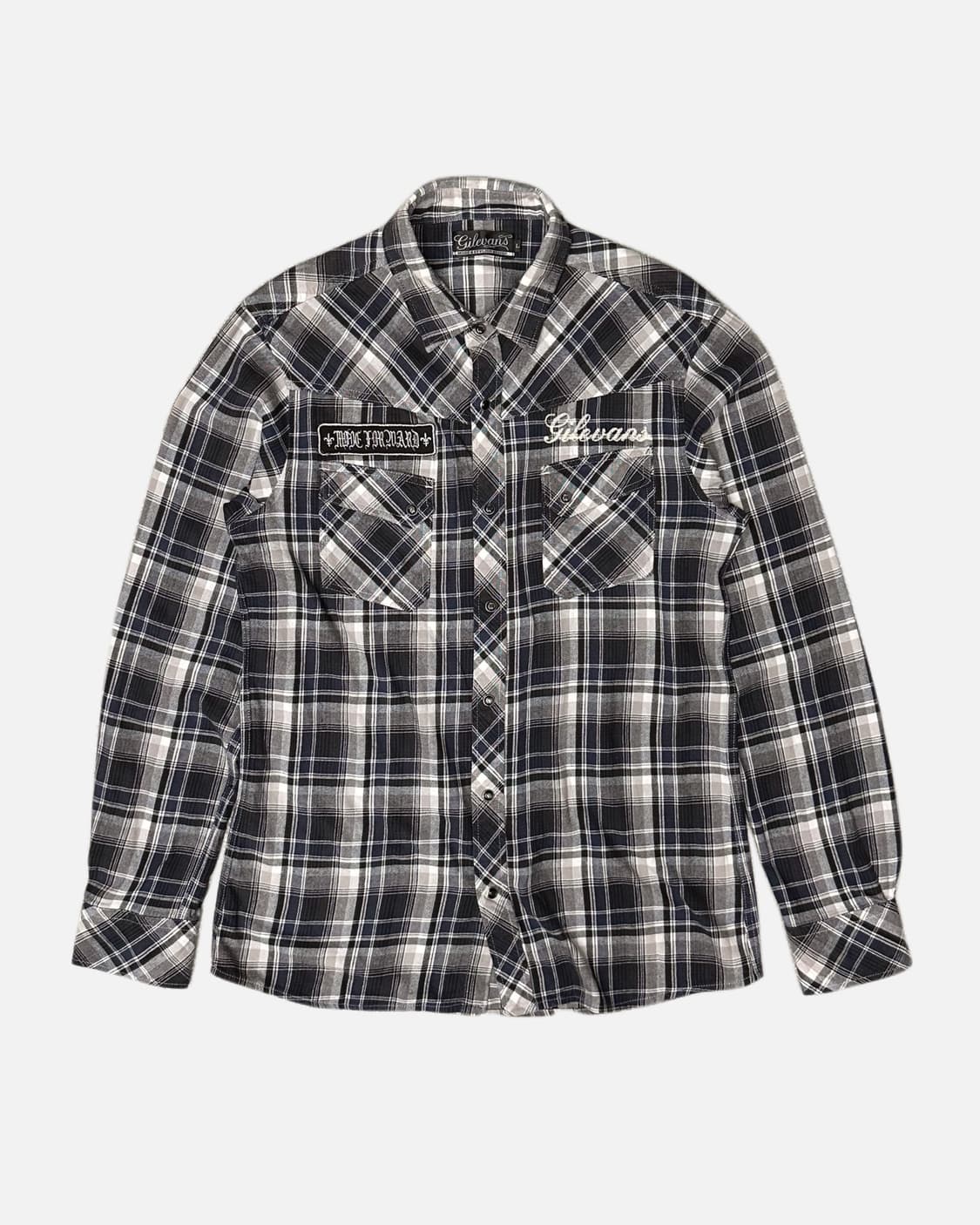 GILEVANS patch logo western shirt 상품이미지1
