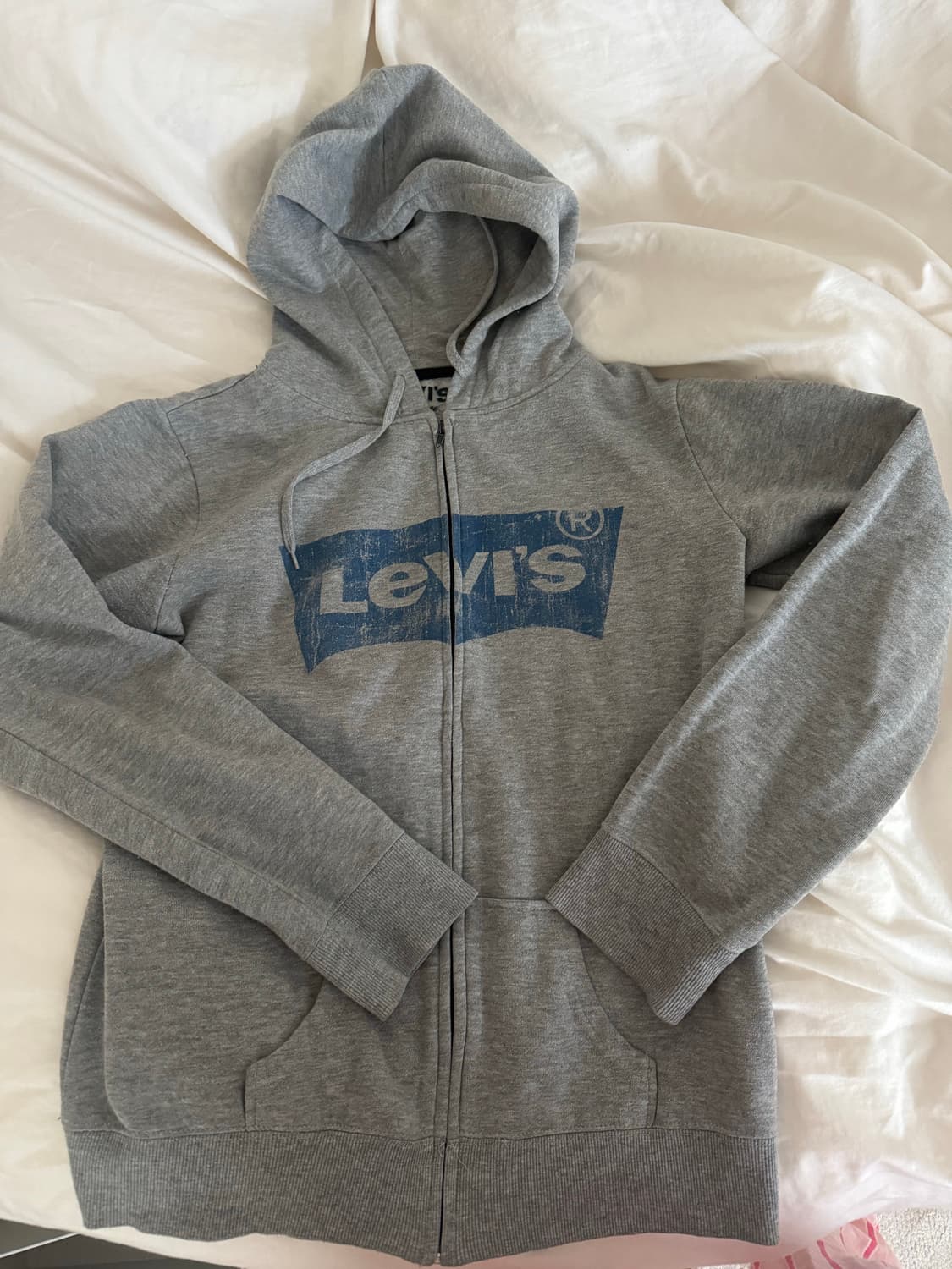 빈티지 리바이스 회색 후드집업 상품이미지1