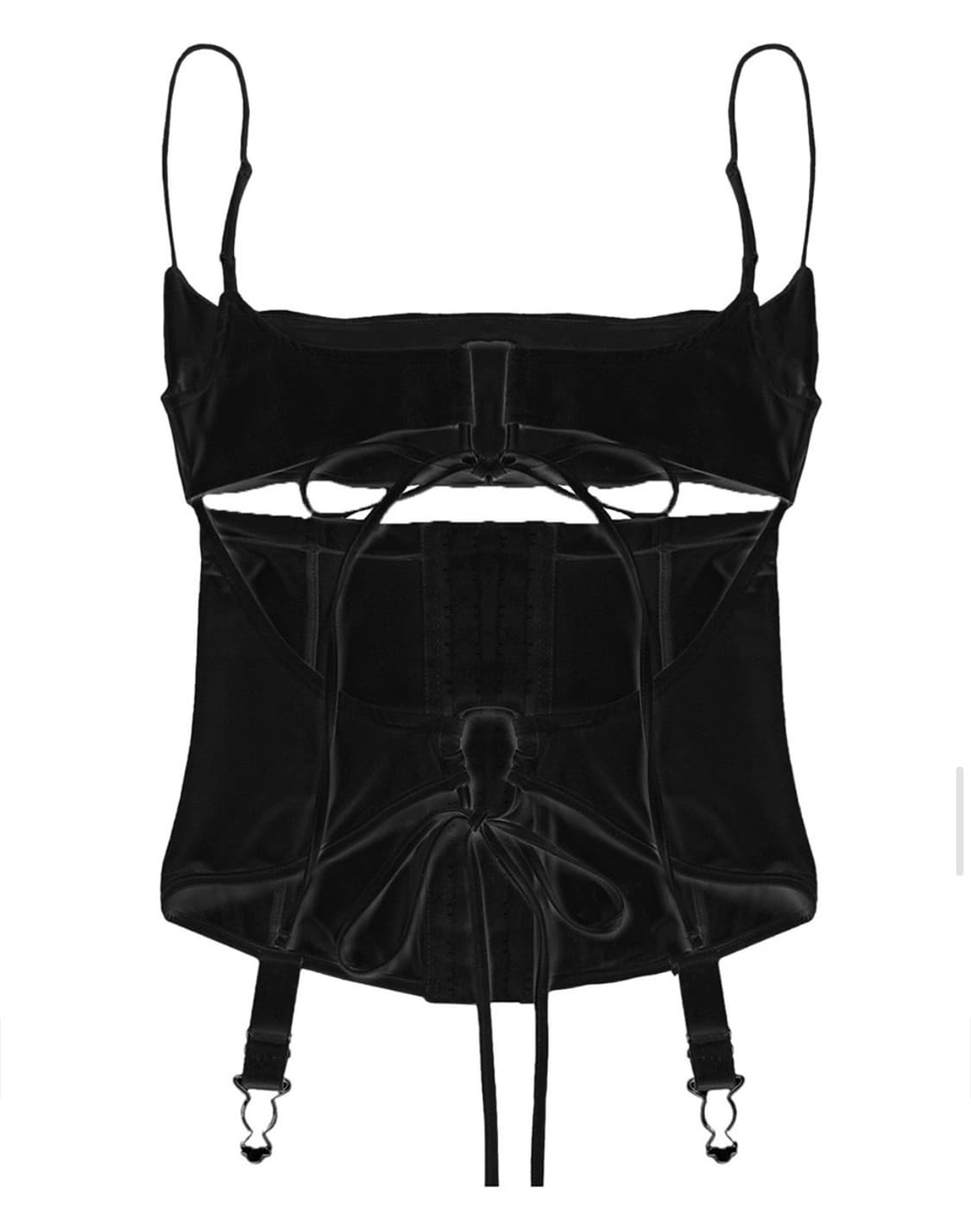 (새상품) bonnae 레이스 업 코르셋 탑 상품이미지3