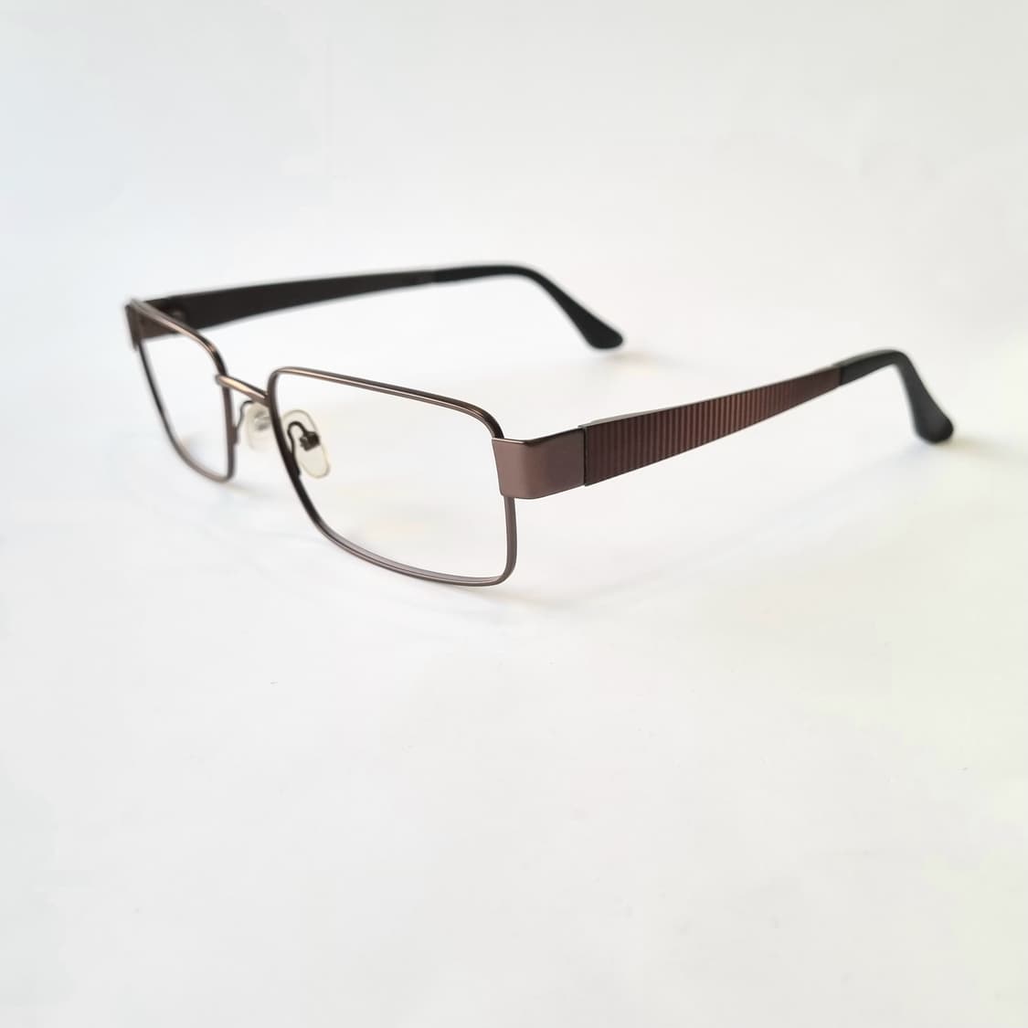 진열상품  빅사이즈 사각 건메탈브라운 안경테 397 상품이미지3