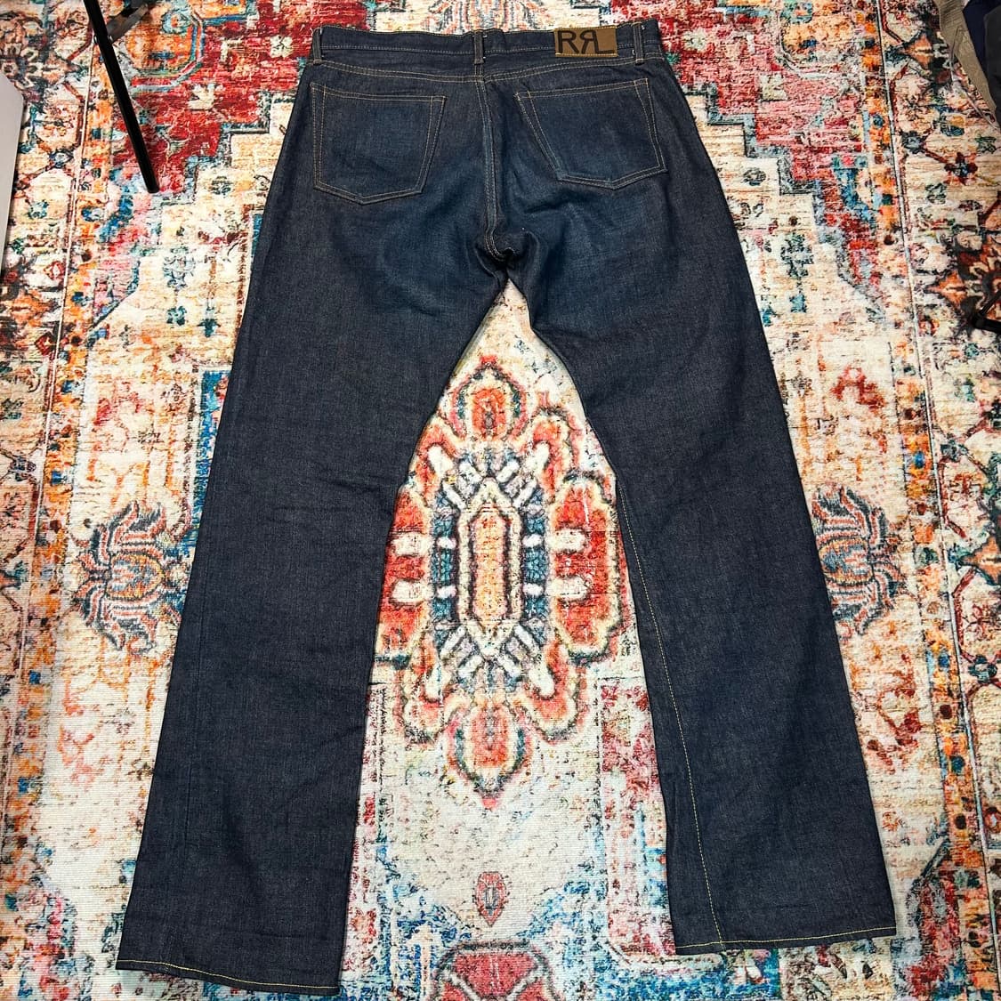 [34X34] RRL 더블알엘 셀비지 생지 데님팬츠 상품이미지2