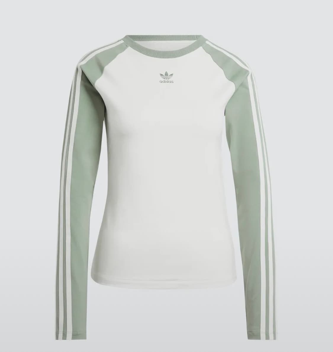 아디다스 슬림핏 롱 슬리브 - 그린 / IY3197 상품이미지2