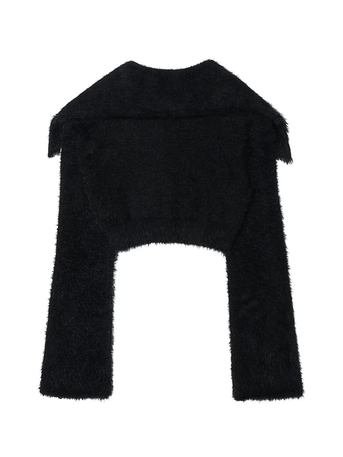 LEEY YEEL HAIRY COLLAR CARDIGAN 상품이미지5