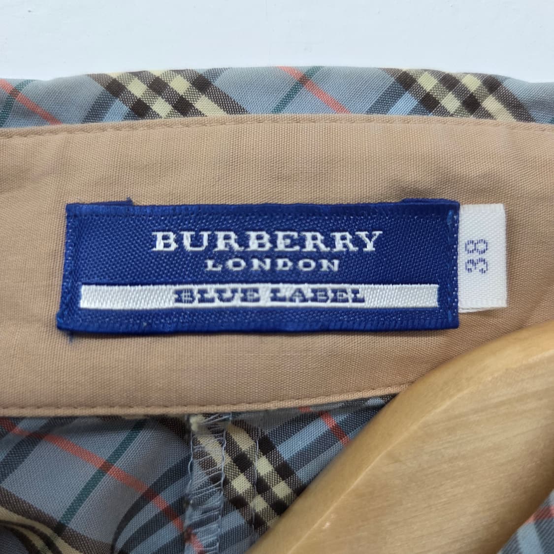 버버리 체크 반팔 셔츠 여s 상품이미지5