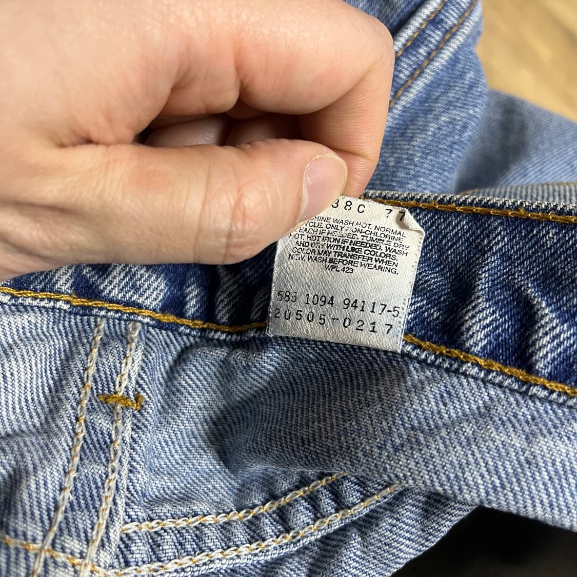 90s USA 리바이스505 오렌지탭 [33] 상품이미지8