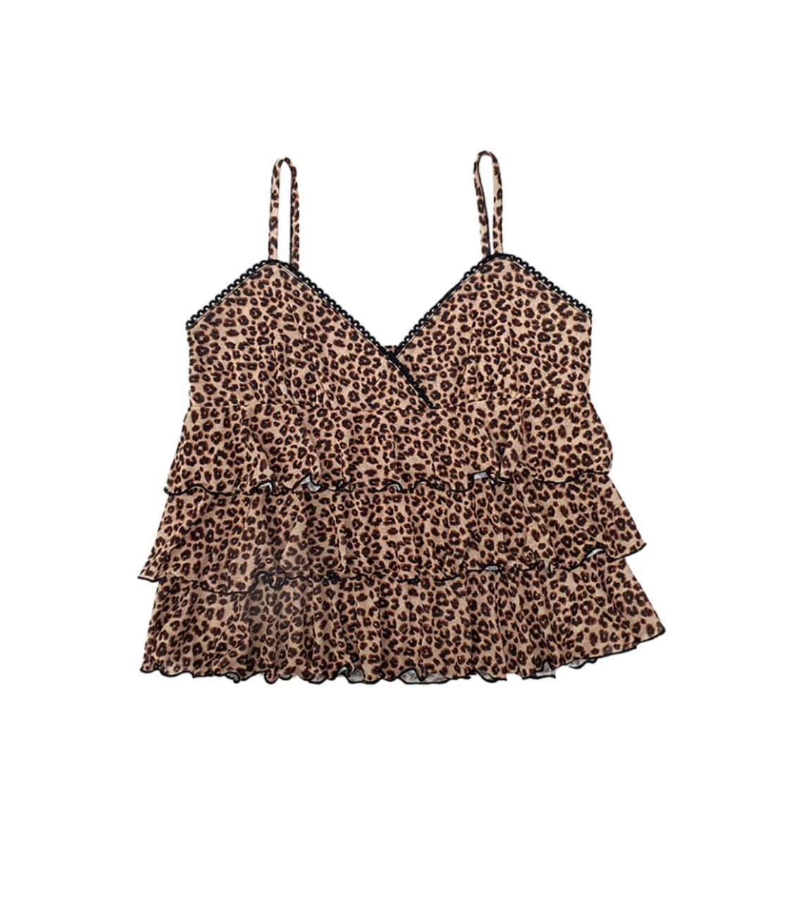 expired girl 익스파이어드 걸 leopard tiered top 상품이미지3