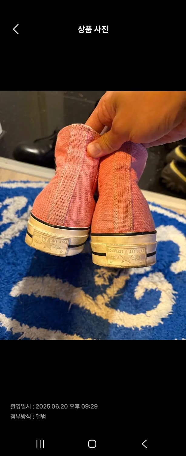 컨버스 x 스투시 척 테일러 70 하이 280size 상품이미지2