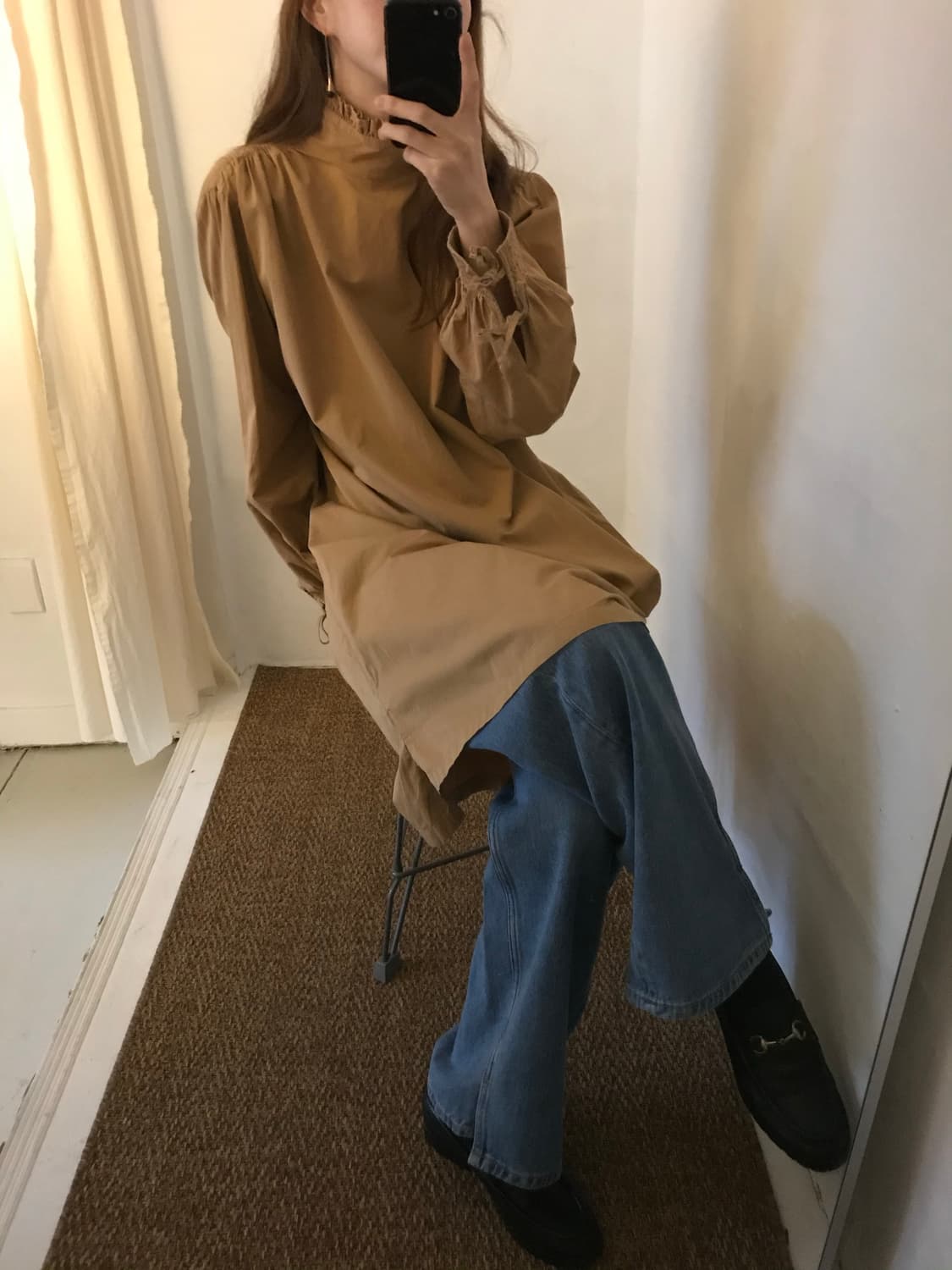 dressy long shirt 상품이미지1