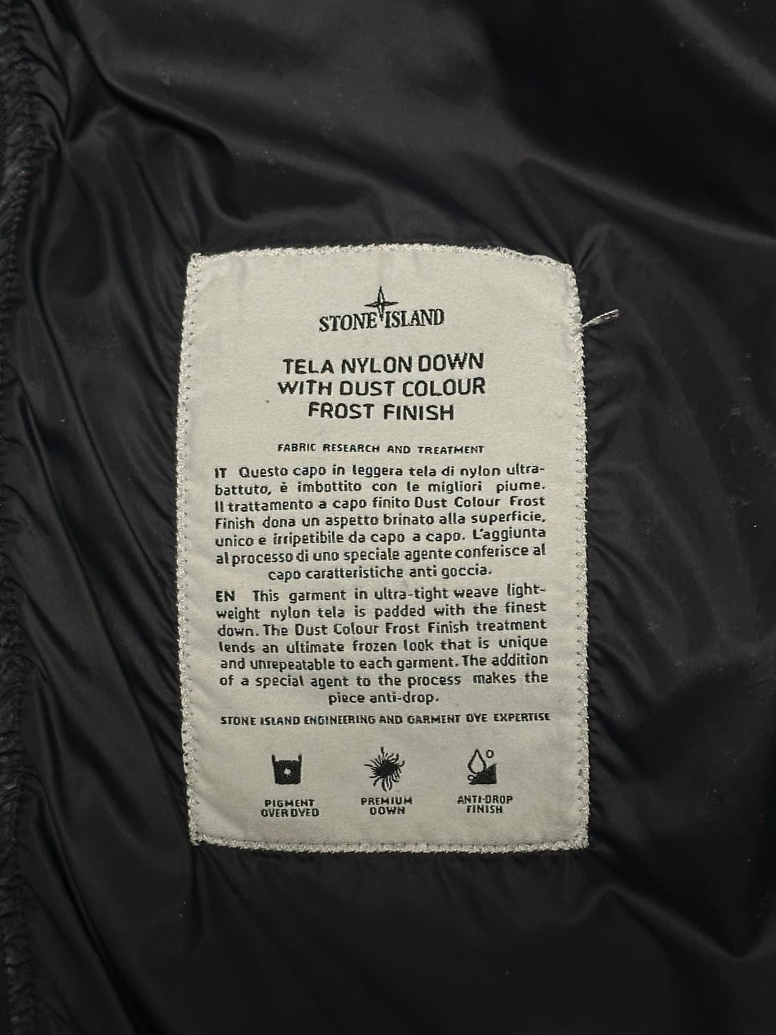 스톤아일랜드 텔라 프로스트 롱패딩 M(100-105) 상품이미지2