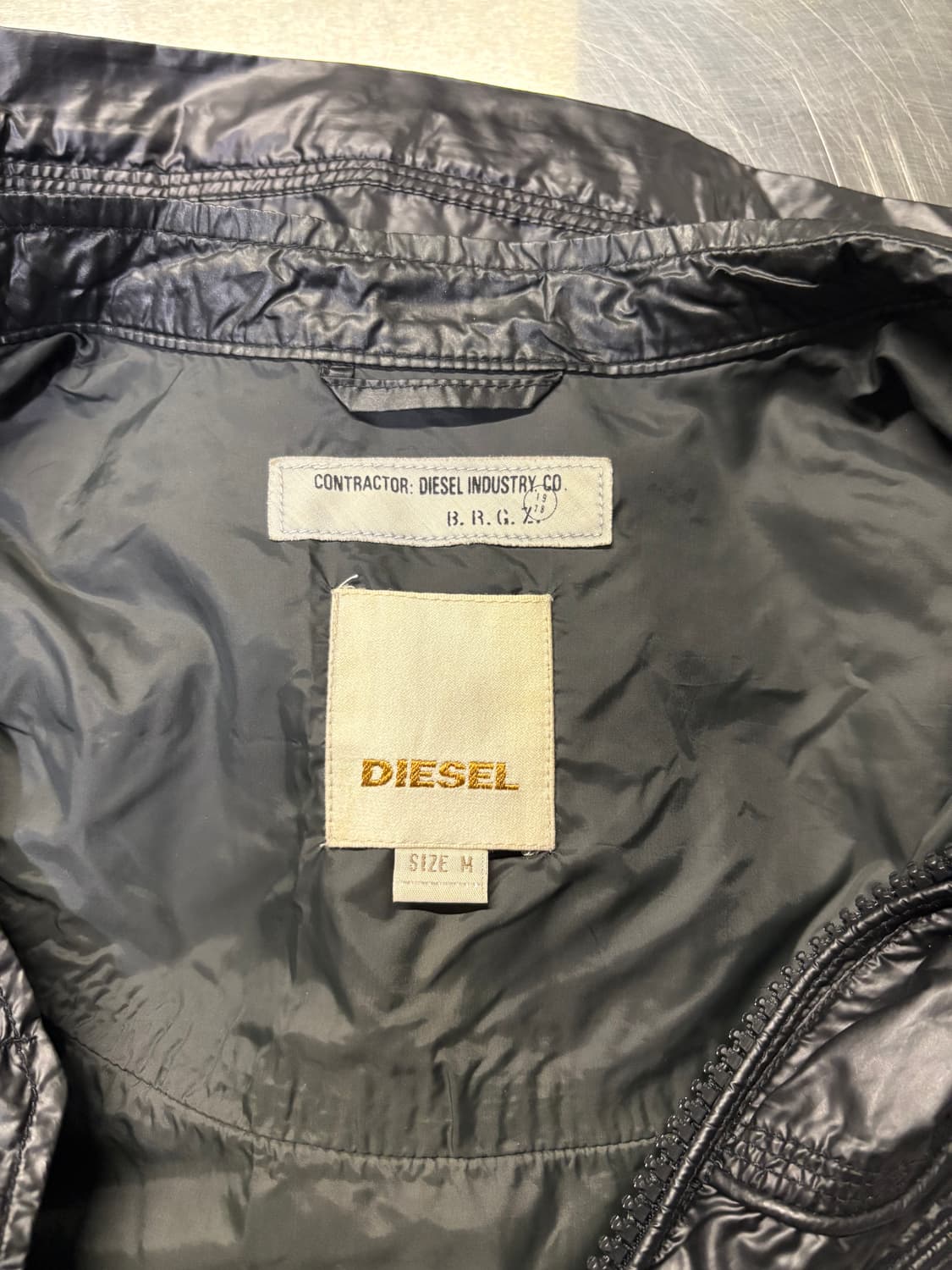 DIESEL nylon moto jacket  상품이미지7