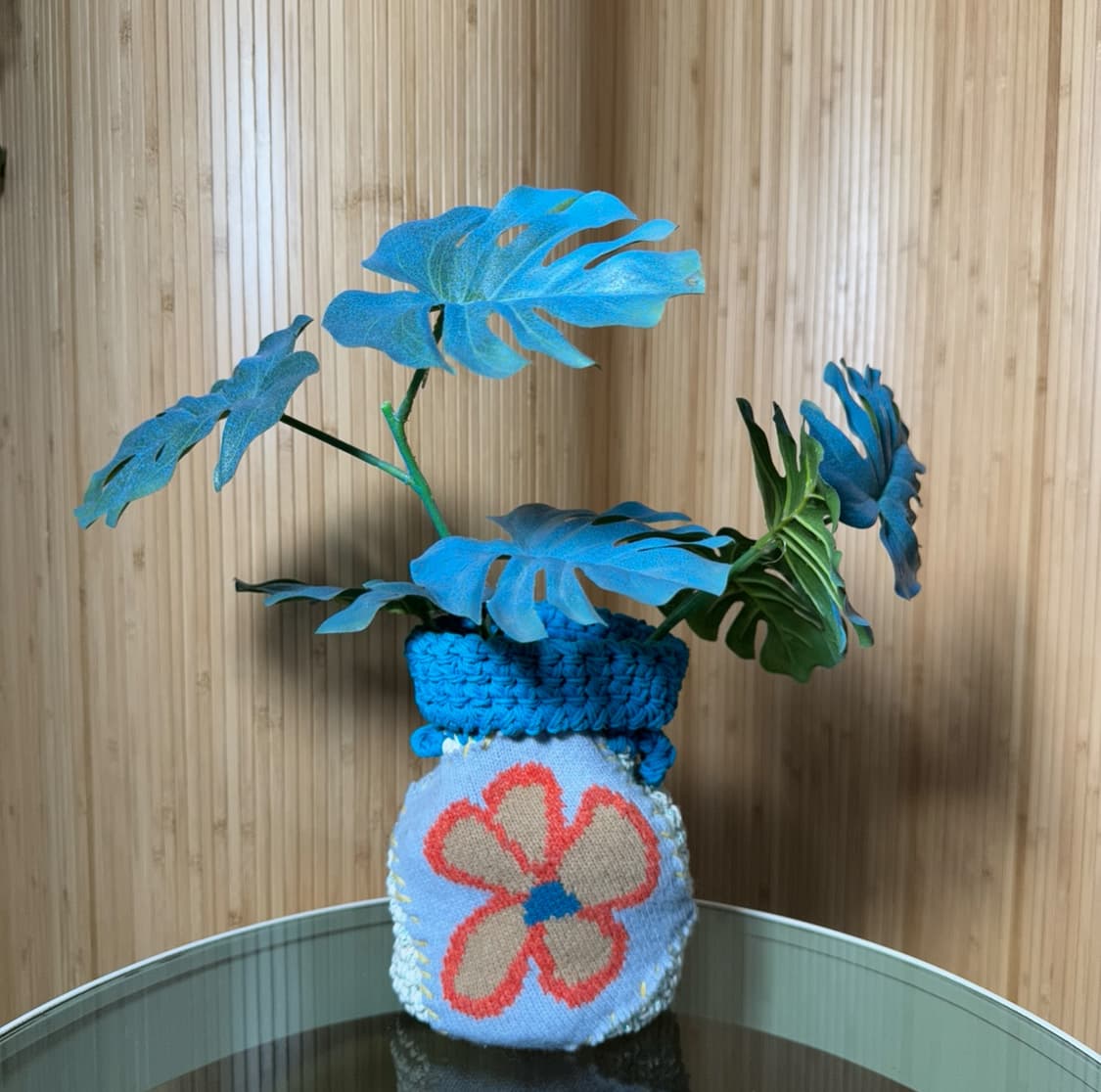 미수아바흐브 니트 화병 오브제 상품이미지1