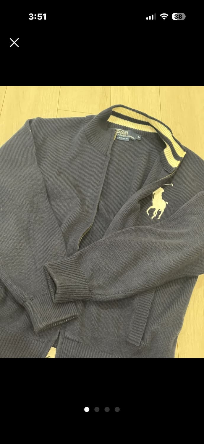 폴로 니트 가디건 L(빅포니) 상품이미지1