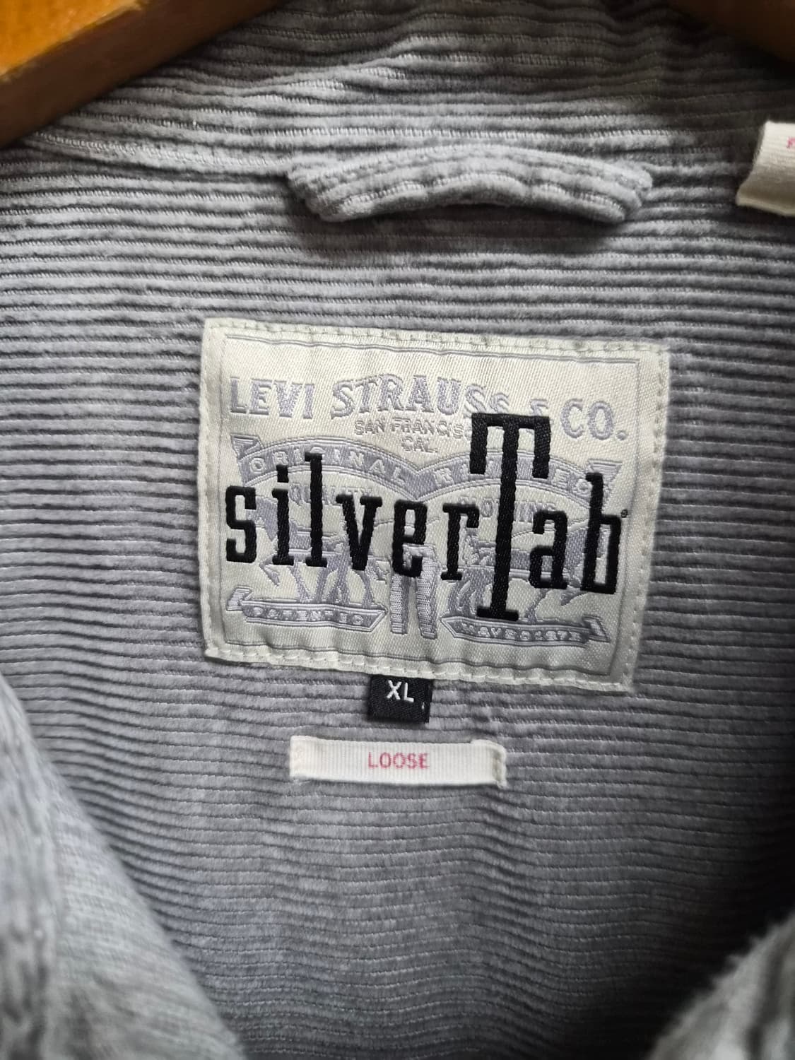 XL) 리바이스 실버탭 루즈핏 코듀로이 셔츠 팝니다 상품이미지5