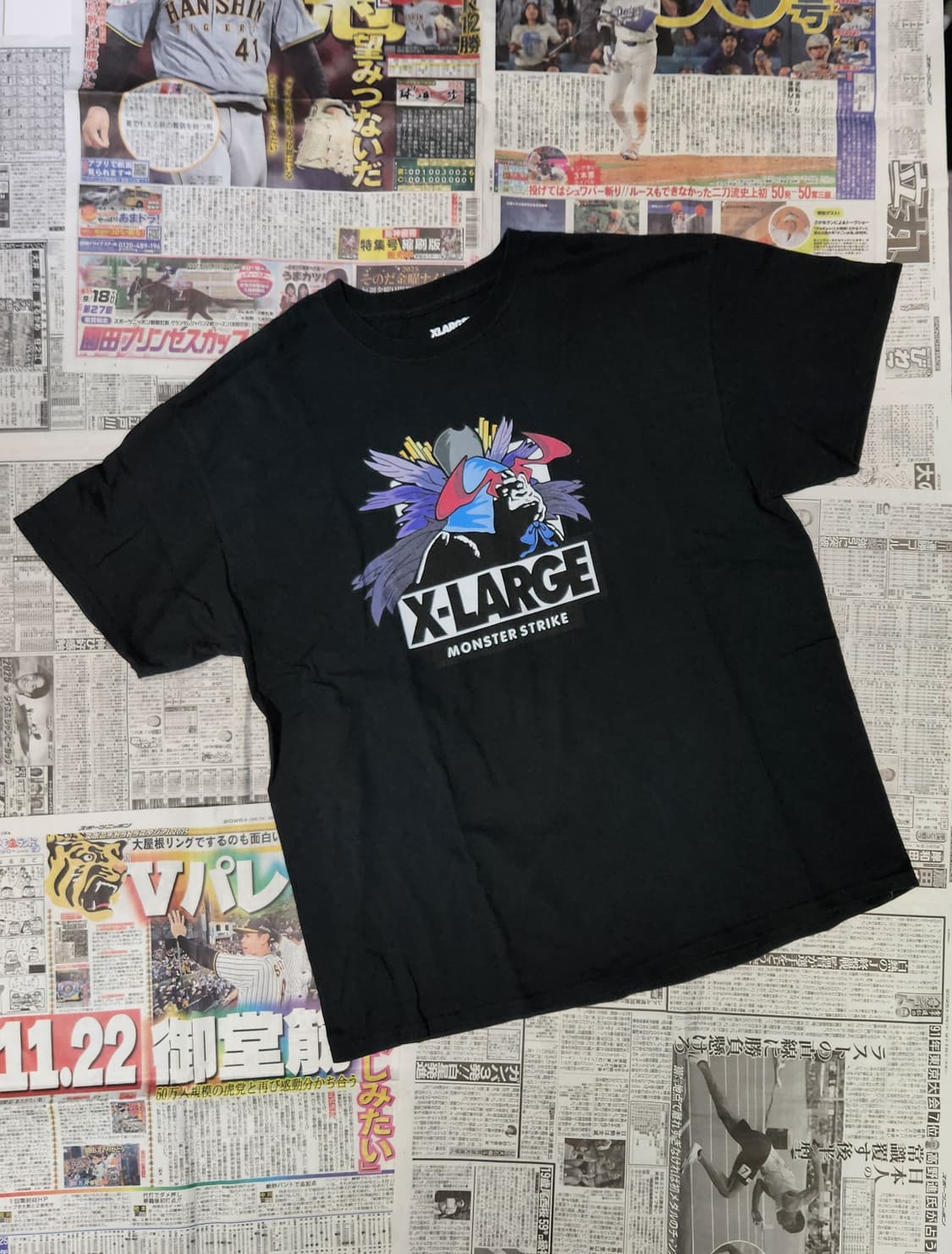 X-LARGE X 몬스터스트라이크 반팔 XL 상품이미지1