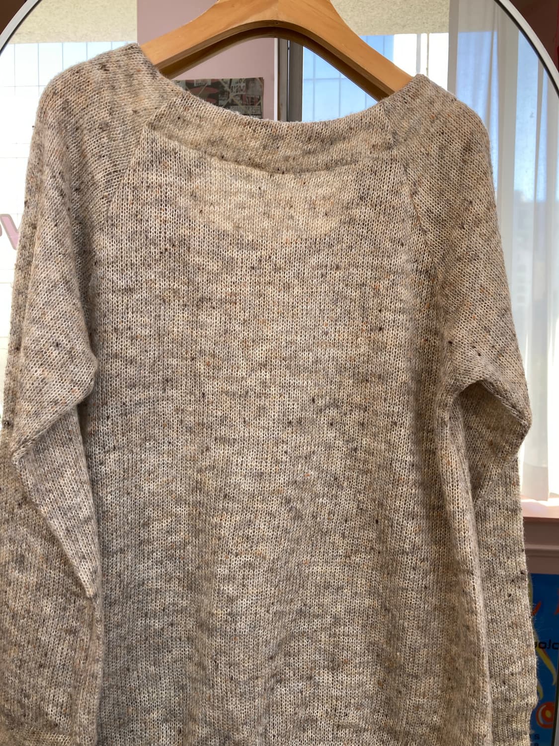 에스닉 오트밀 단추 니트 상품이미지5