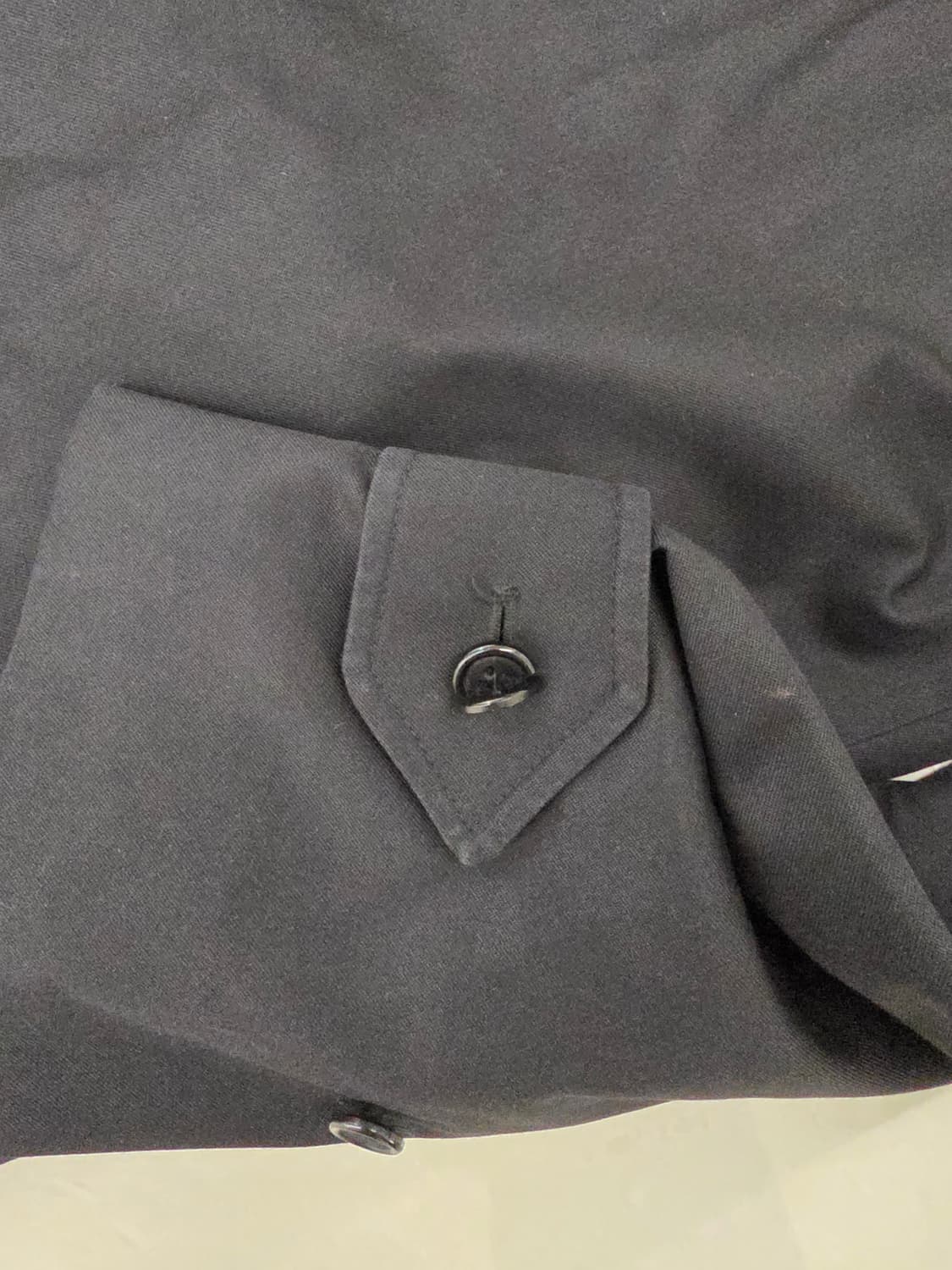 버버리 블랙 원패널 맥코트 상품이미지4