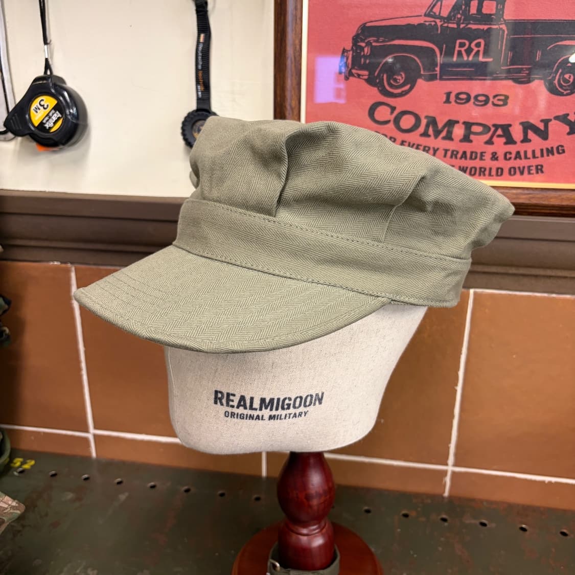 USMC 스타일 HBT 팔각모 캡 7 3/4 Size 미사용품 상품이미지2