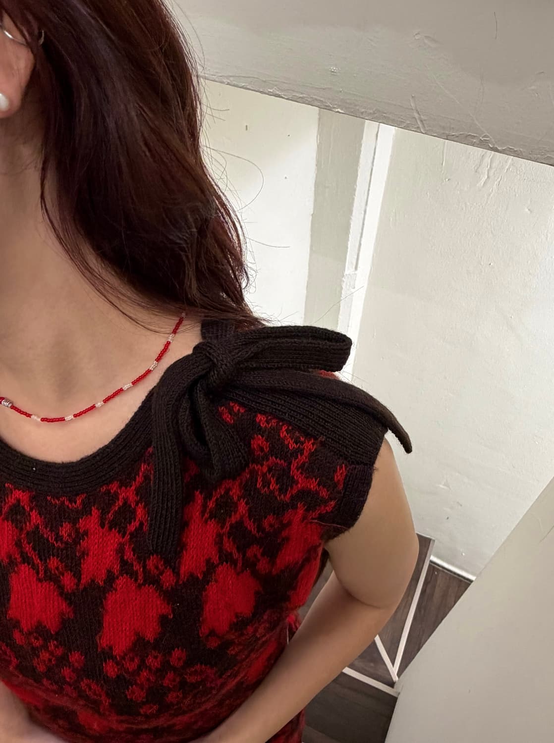 Karinca 포도넝쿨 울 니트 롱OPS 상품이미지6