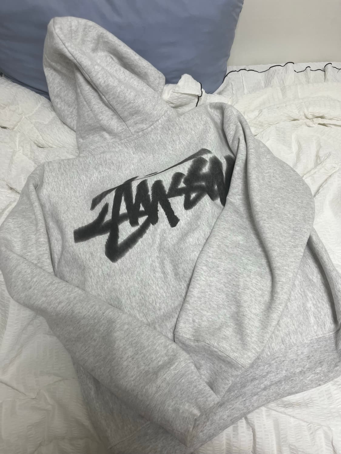 스투시 디지 스탁 후드 애쉬 헤더 상품이미지3