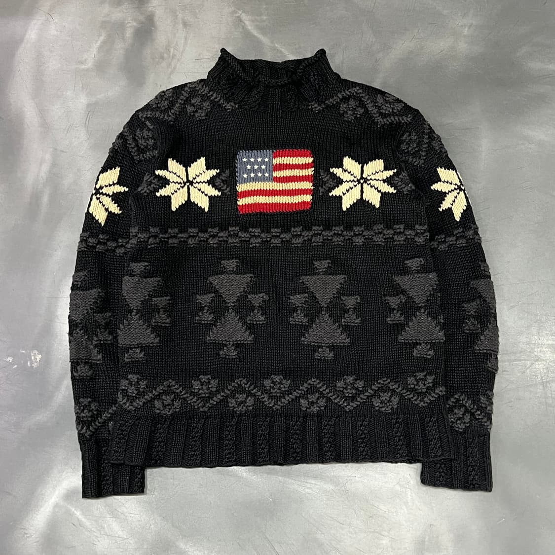  폴로 랄프로렌 성조기 패턴 니트 y15782 상품이미지1