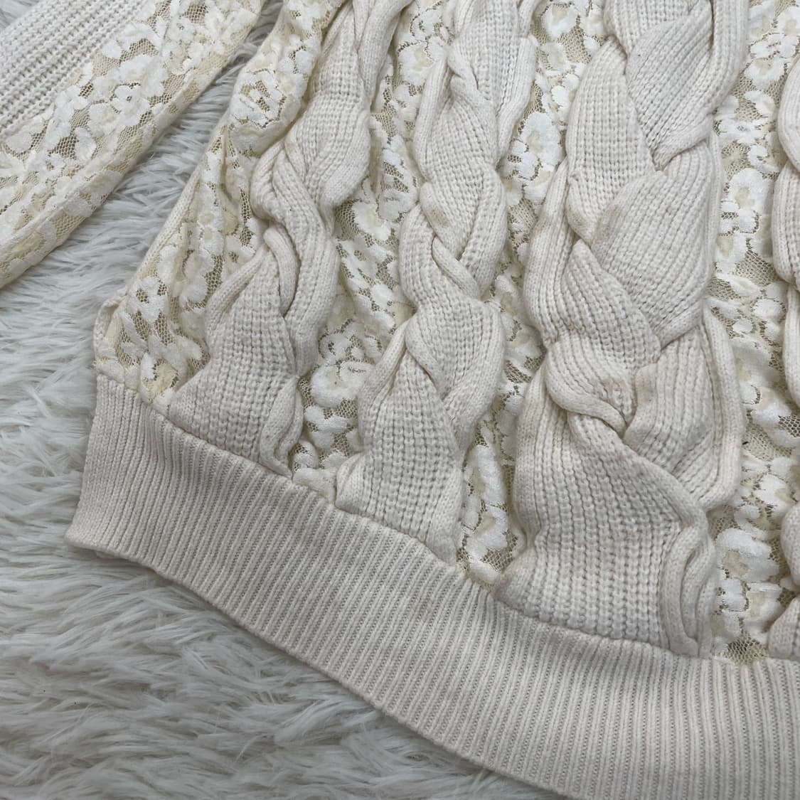 Apuweiser-riche 레이스 니트 상품이미지4