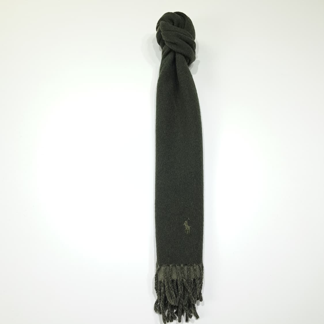 MX404 폴로 이태리판 울 양면 올리브 머플러 목도리 상품이미지5