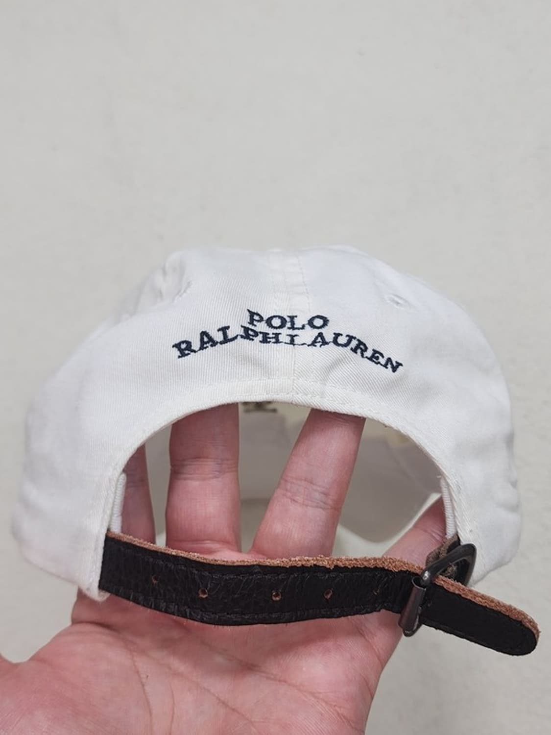RALPH LAUREN 빅포니+베어 화이트볼캡 상품이미지7