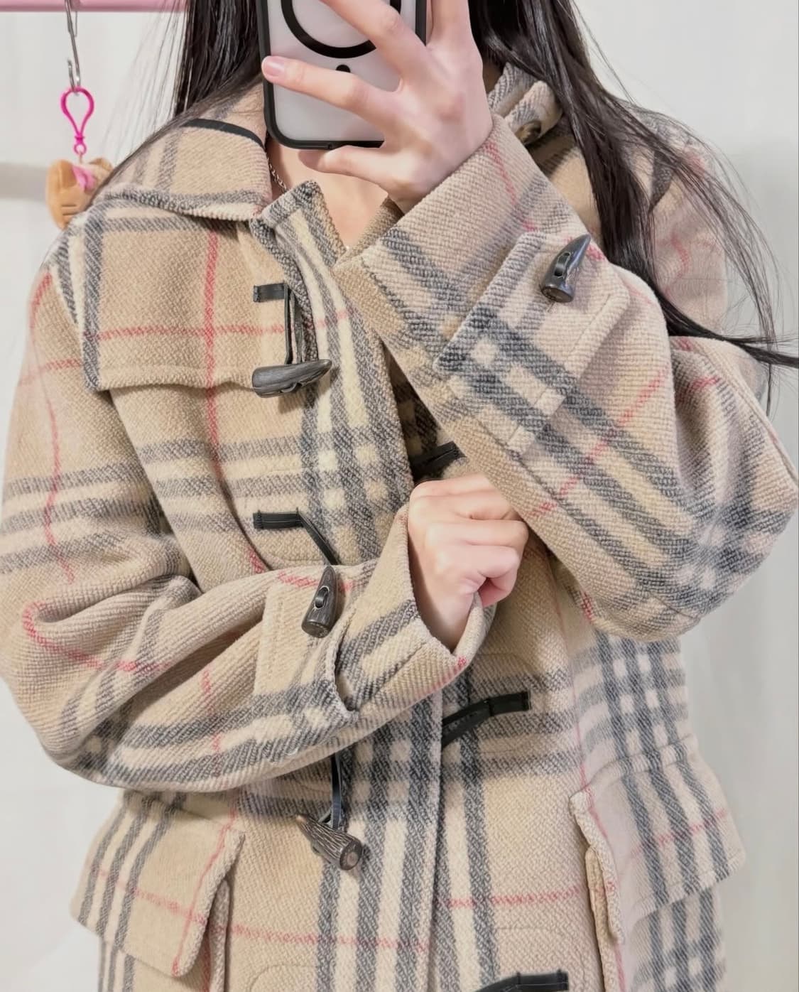 버버리 런던 노바체크 떡볶이코트 상품이미지2