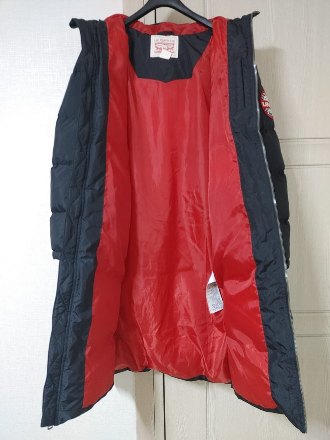 리바이스 키즈 롱패딩 블랙 L 상품이미지2