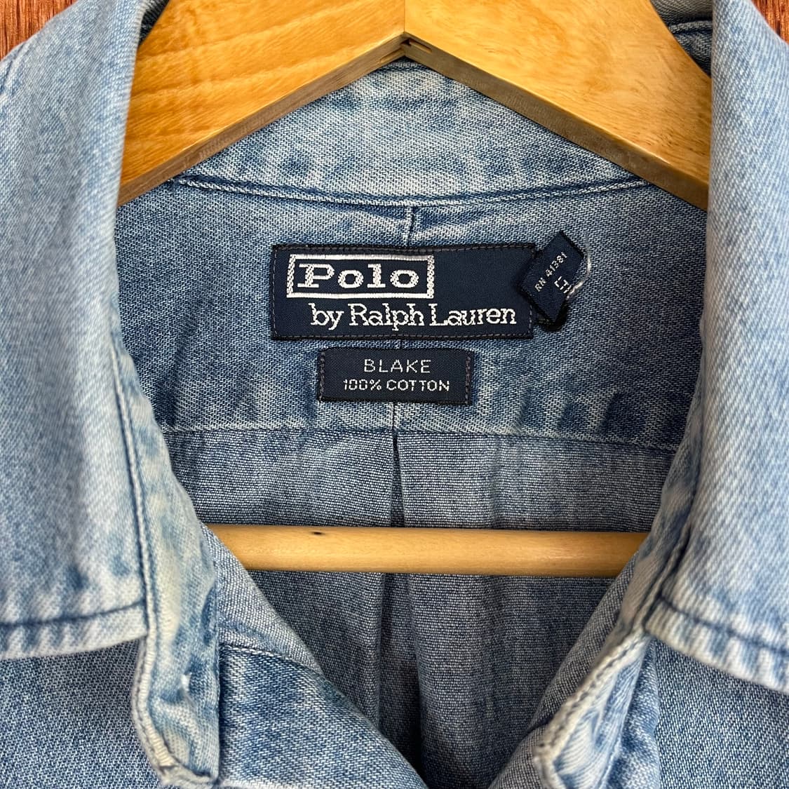 Polo 90‘s 블레이크 데님셔츠 상품이미지2