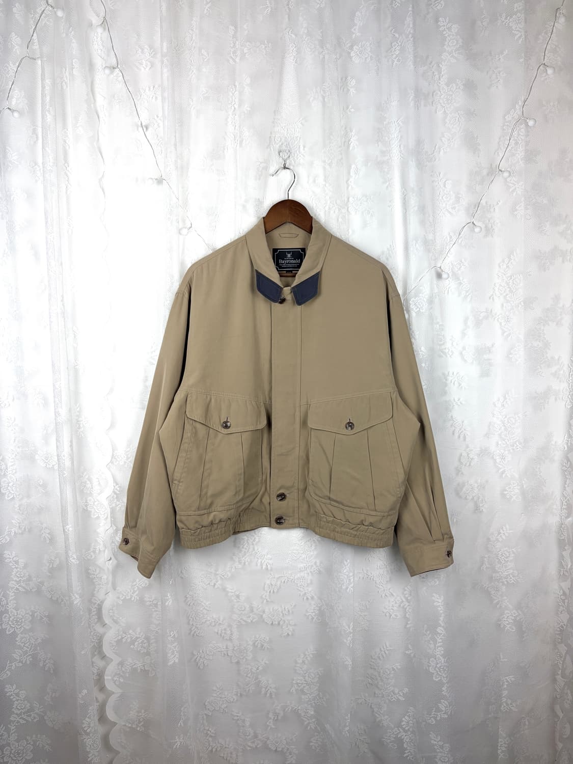 Bayronald Two-Tone Collar Blouson 상품이미지1