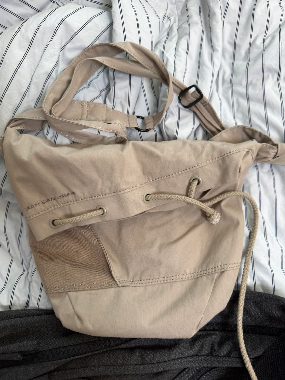 Sansangear TIE BAG [BEIGE] 상품이미지2