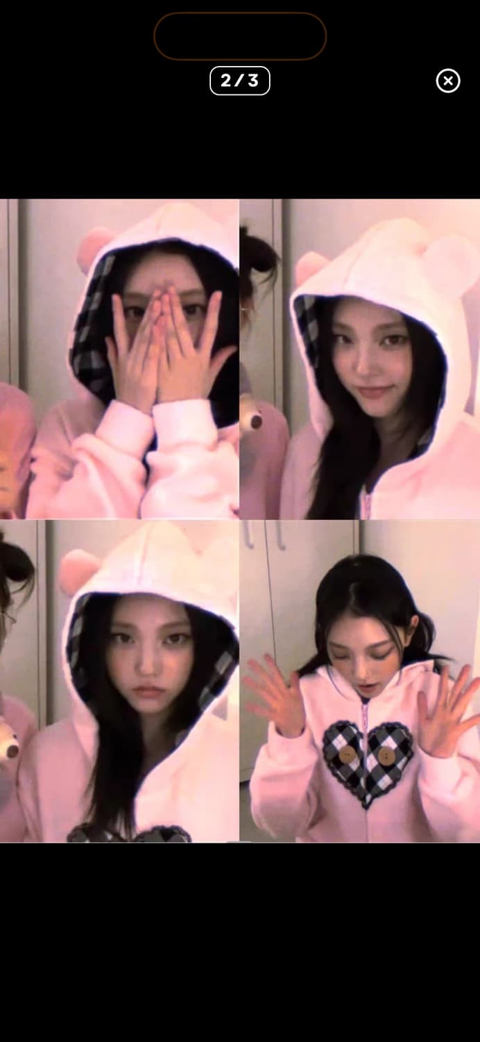 잇미플리즈 후드집업 판매 뉴진스 해린착용 eat me plz  상품이미지2