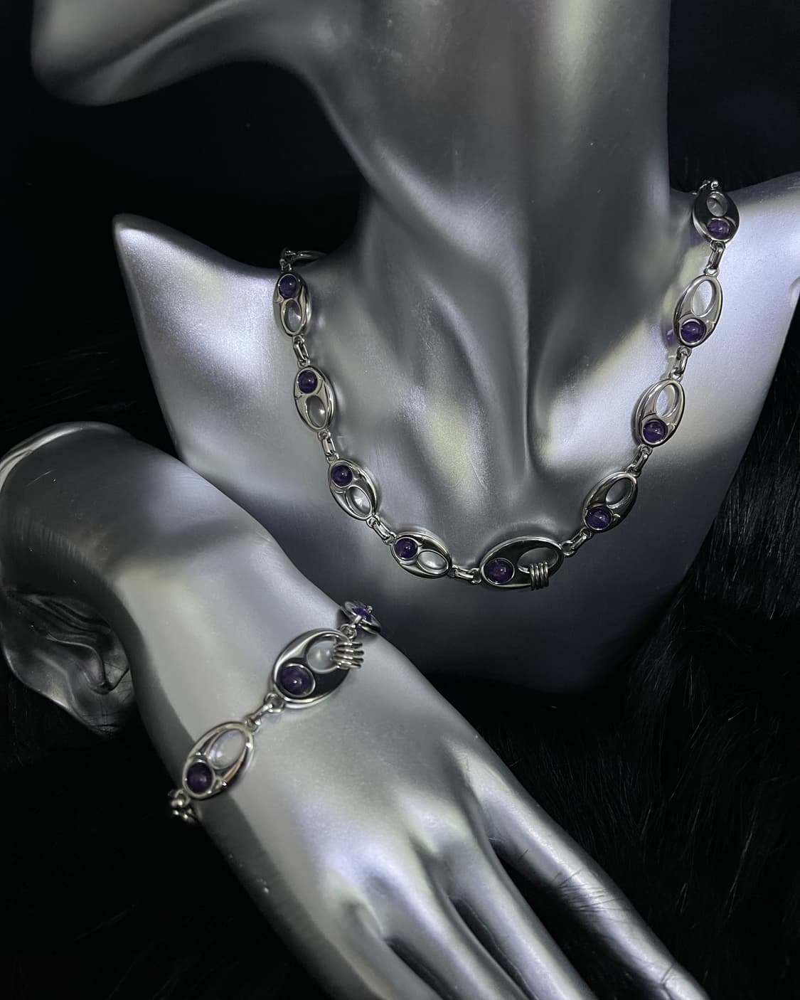 punkyouth necklace bracelet set 상품이미지2