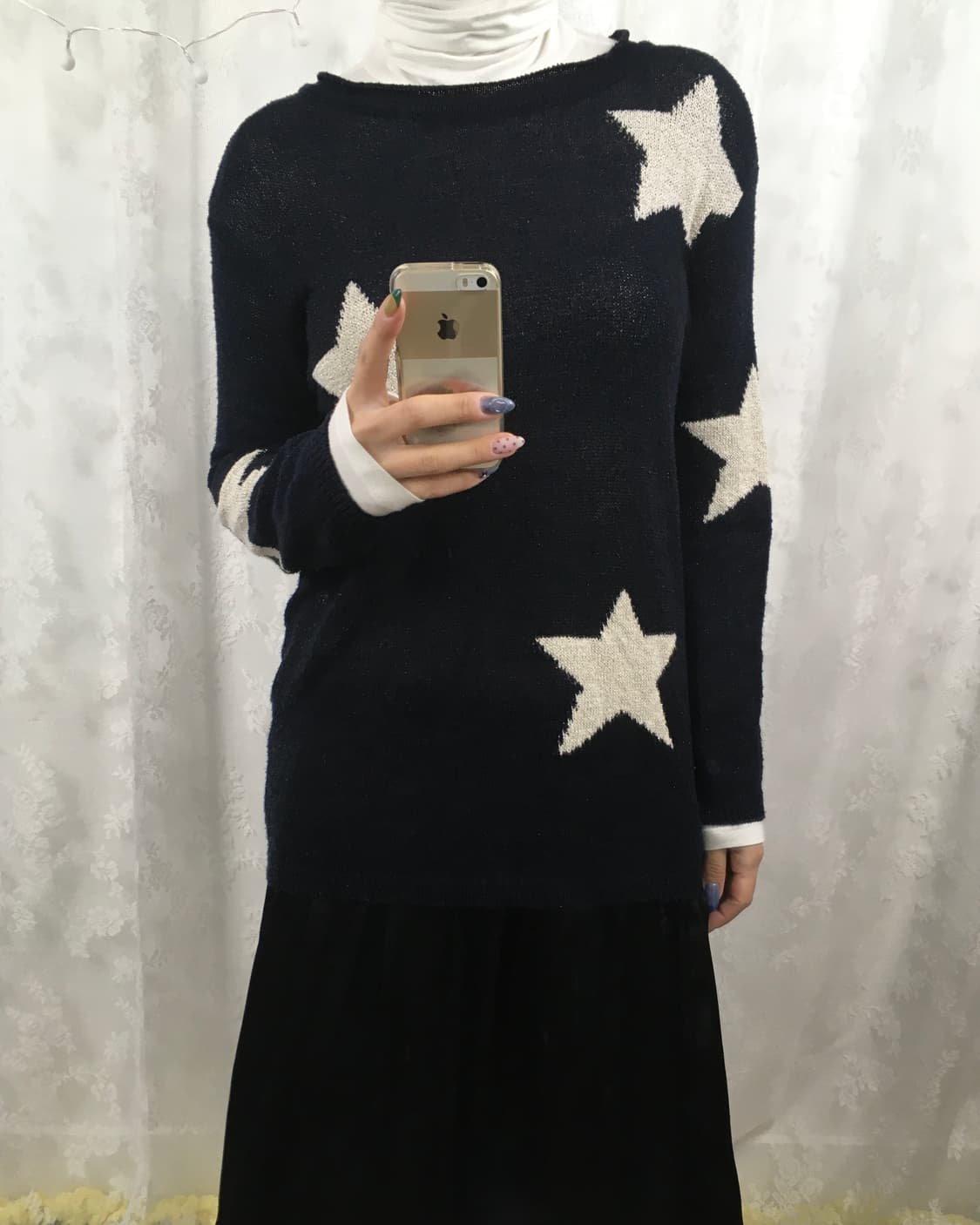 Arnaldo bassini Subtle Glitter Star Knit 상품이미지6